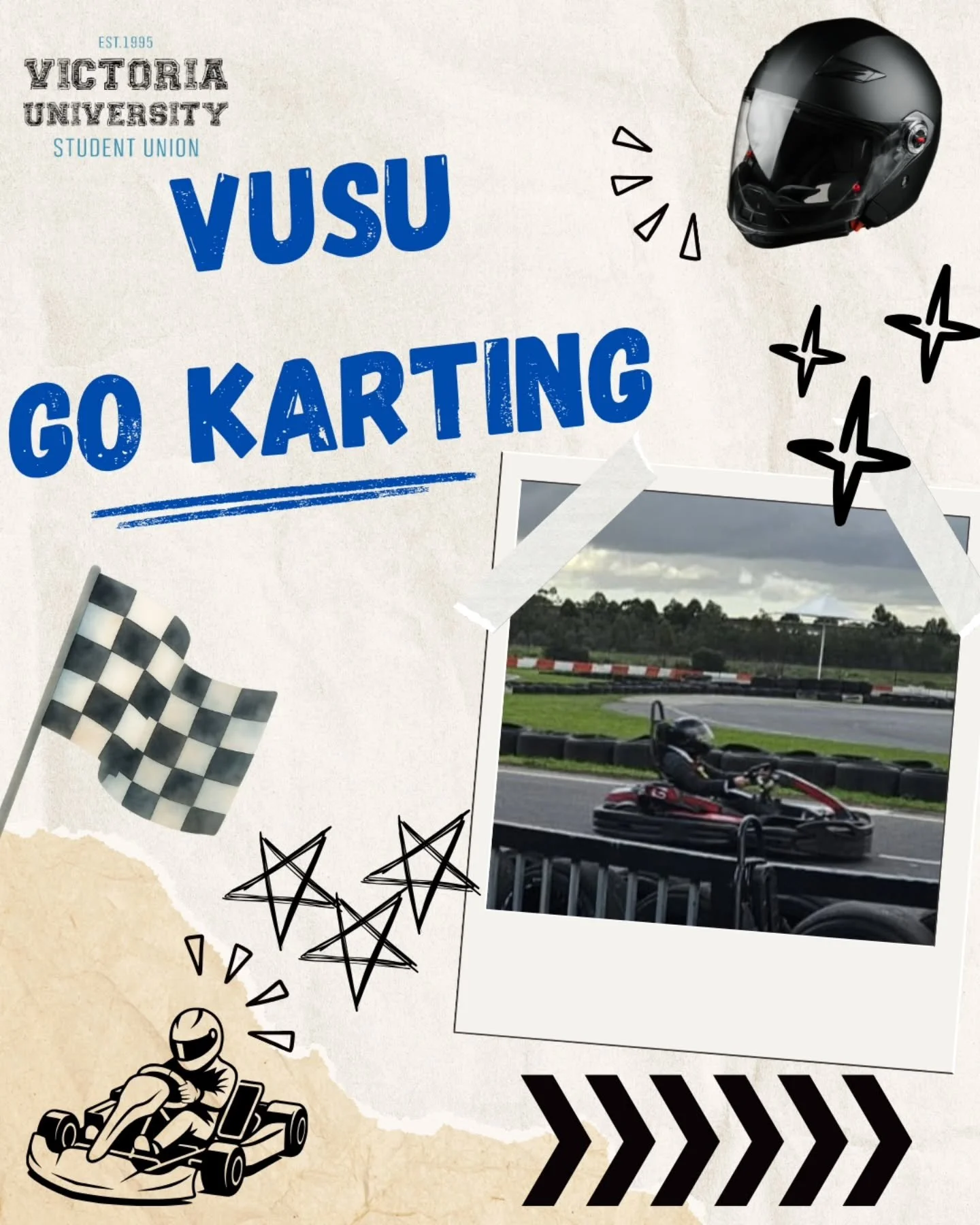 🏎️ Engines on. Competition activated.

VUSU took over the track for a night of speed, adrenaline, and friendly rivalry at our Go Kart event 🏁⚡

From sharp turns to photo-finish moments, students brought the energy both on and off the track.

Thanks