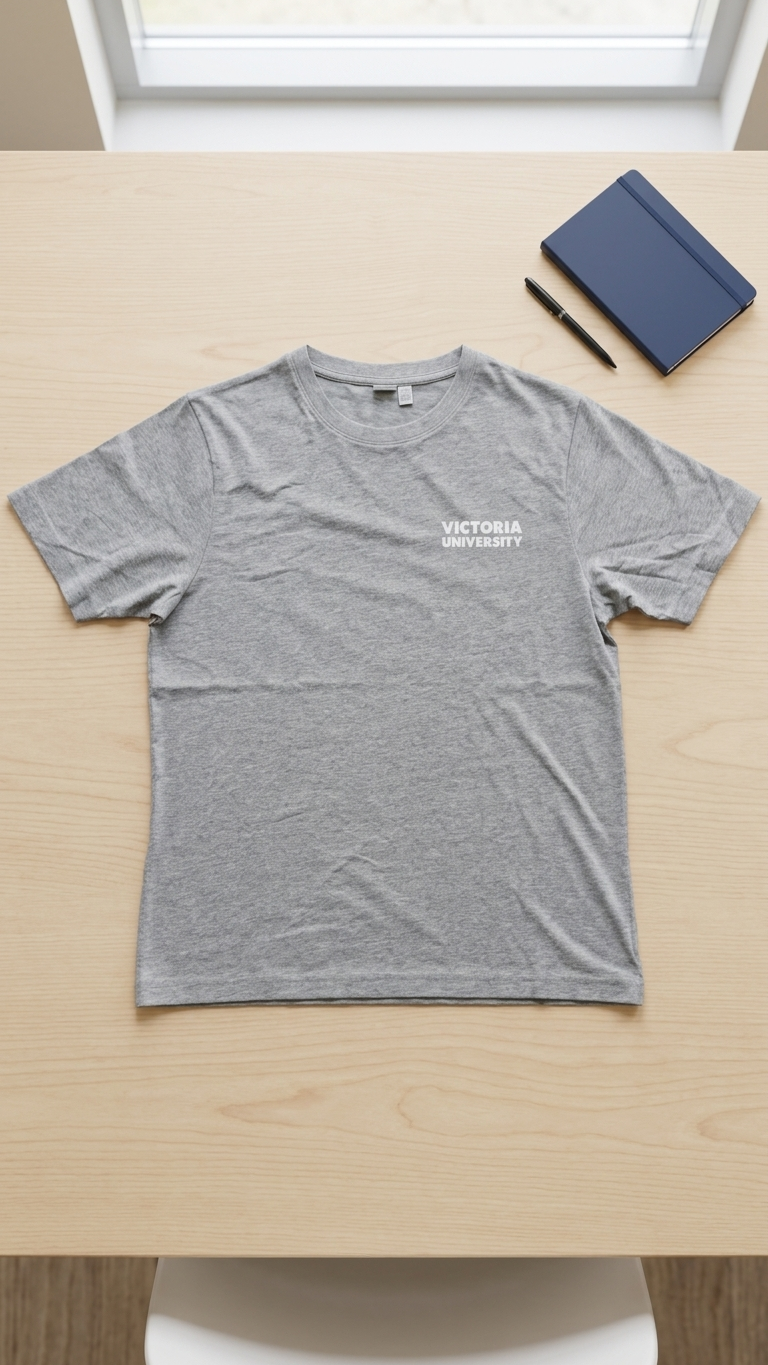 vusu_grey_tshirt_small_logo_desk_flatlay.png