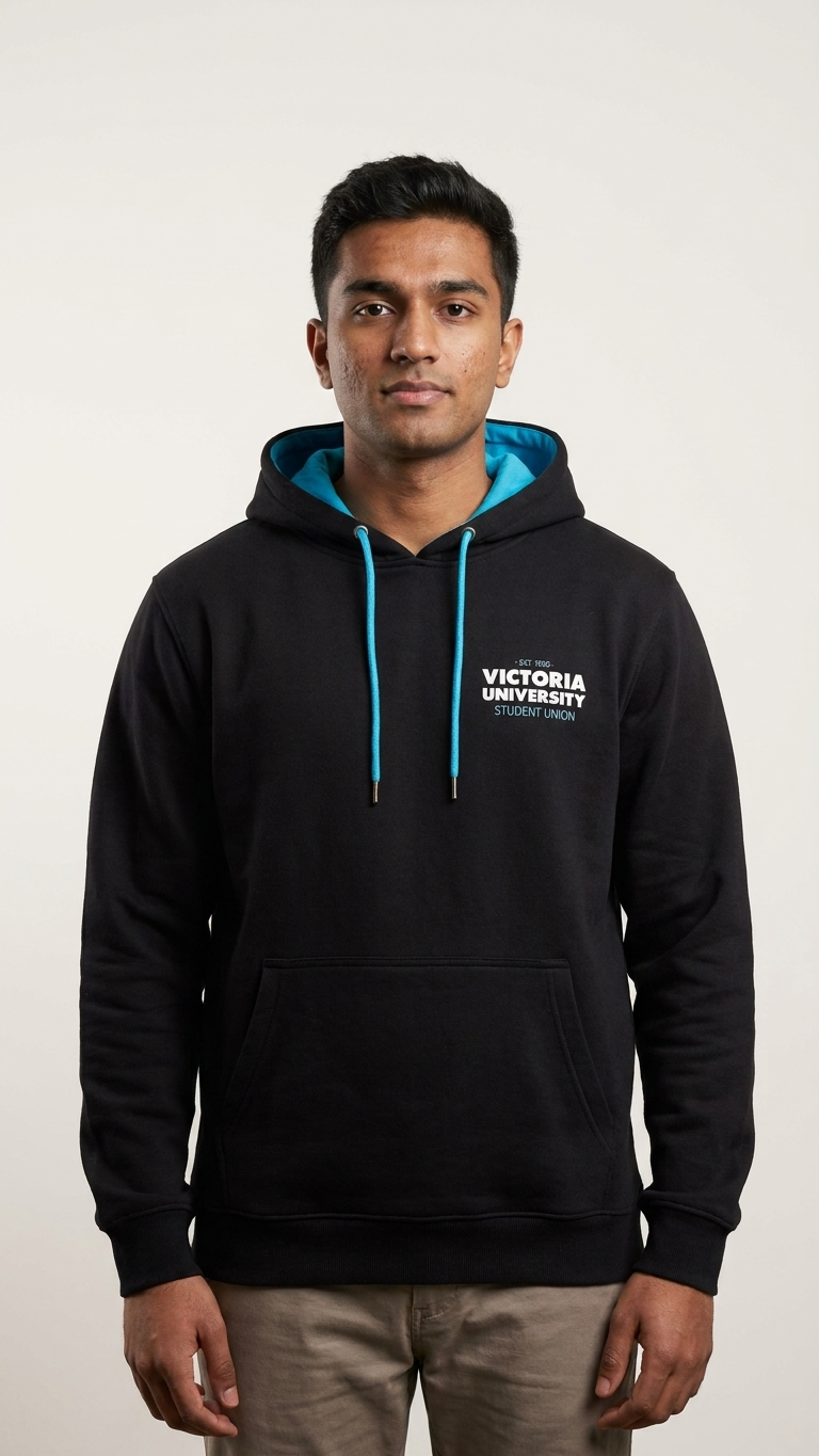 vusu_black_hoodie_teal_lining_male_model_studio.png