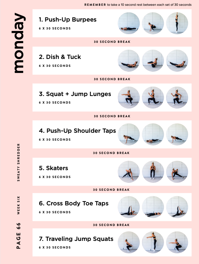 Sweat it to Shred it — Sarah's Day