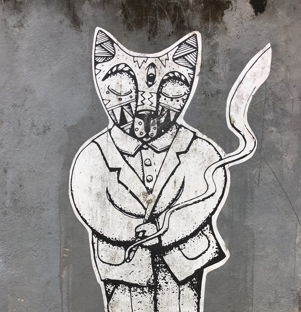 Distinguished Cat Graffiti Canggu Bali Classy.jpg