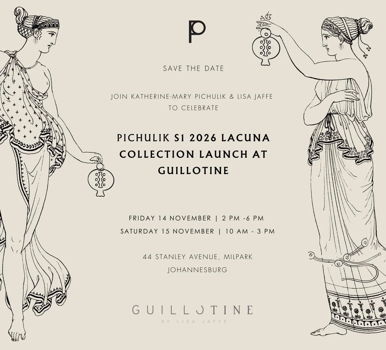 PICHULIK S1 2026 LACUNA COLLECTION LAUNCH