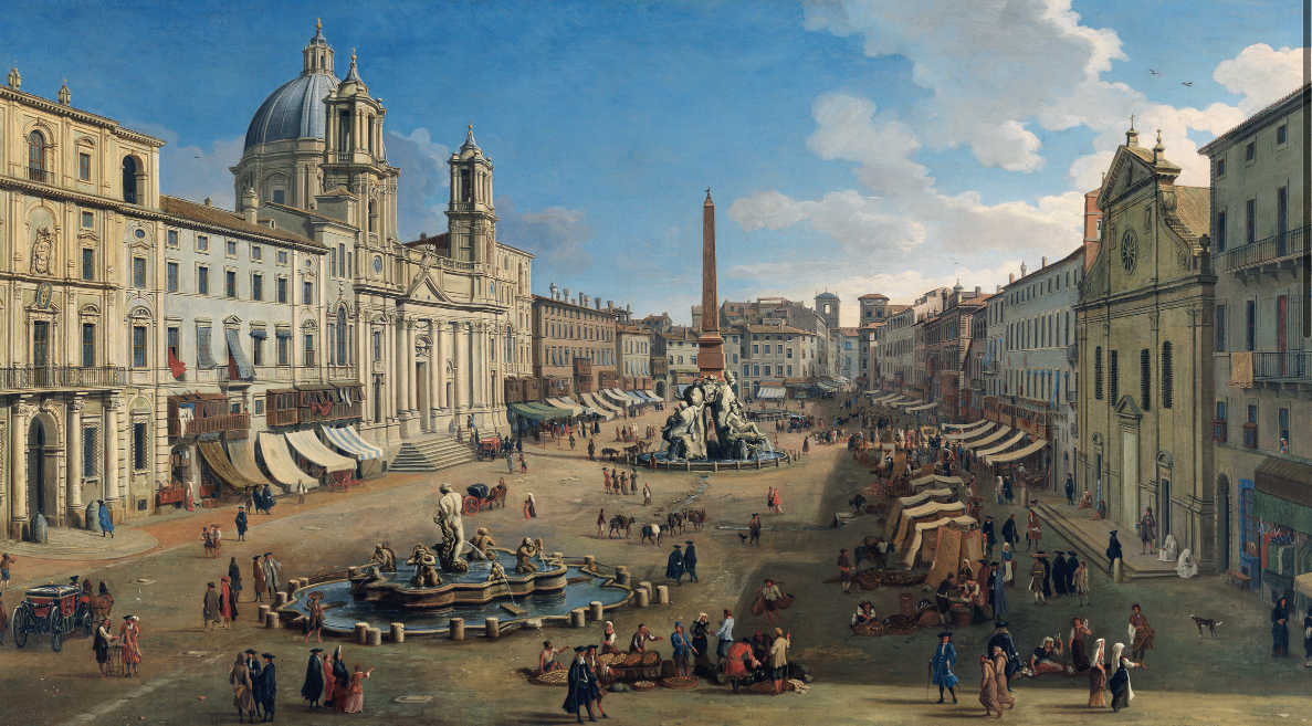 Gaspar van Wittel Piazza Navona, Rome 1699