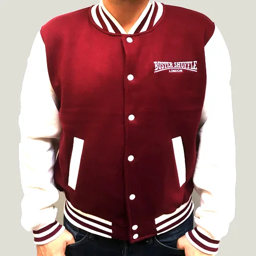 maroon batting jacket