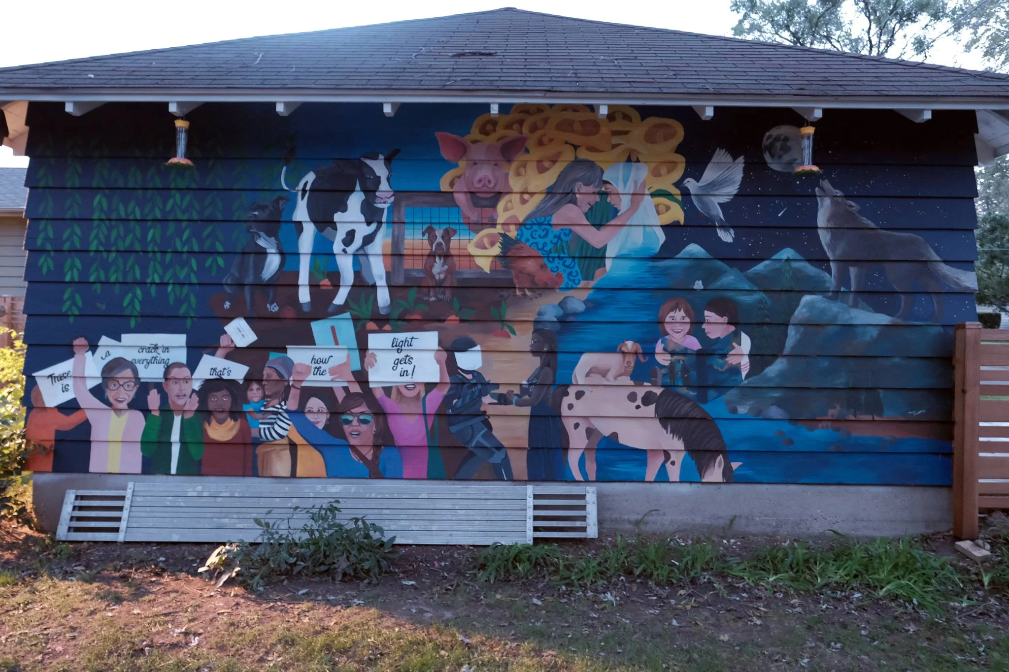 All Mural Photos by Anni Poppen, owner of Mowgli Studios