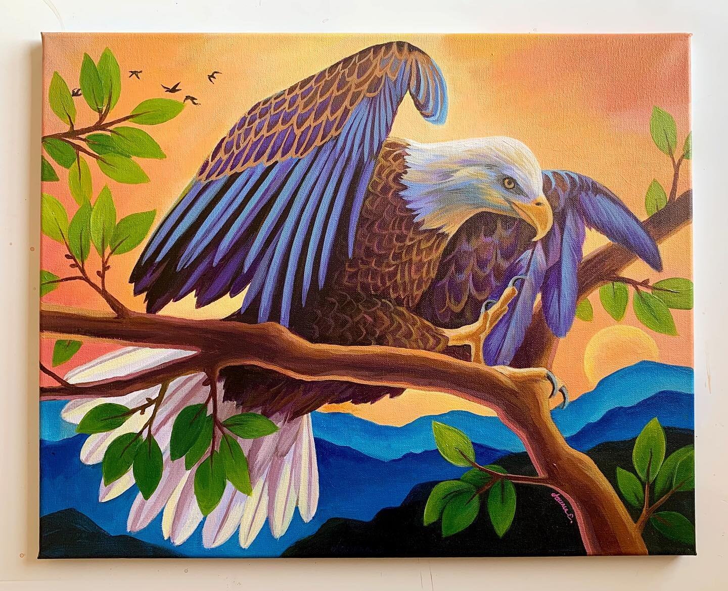“Listen” 16x20, Acrylics.
.
Have you been hearing the beautiful birds chirping in the early mornings? They make me savor the mornings even more!
.
Checkout the inspiration behind this one in today’s vlog on my YouTube channel. Link