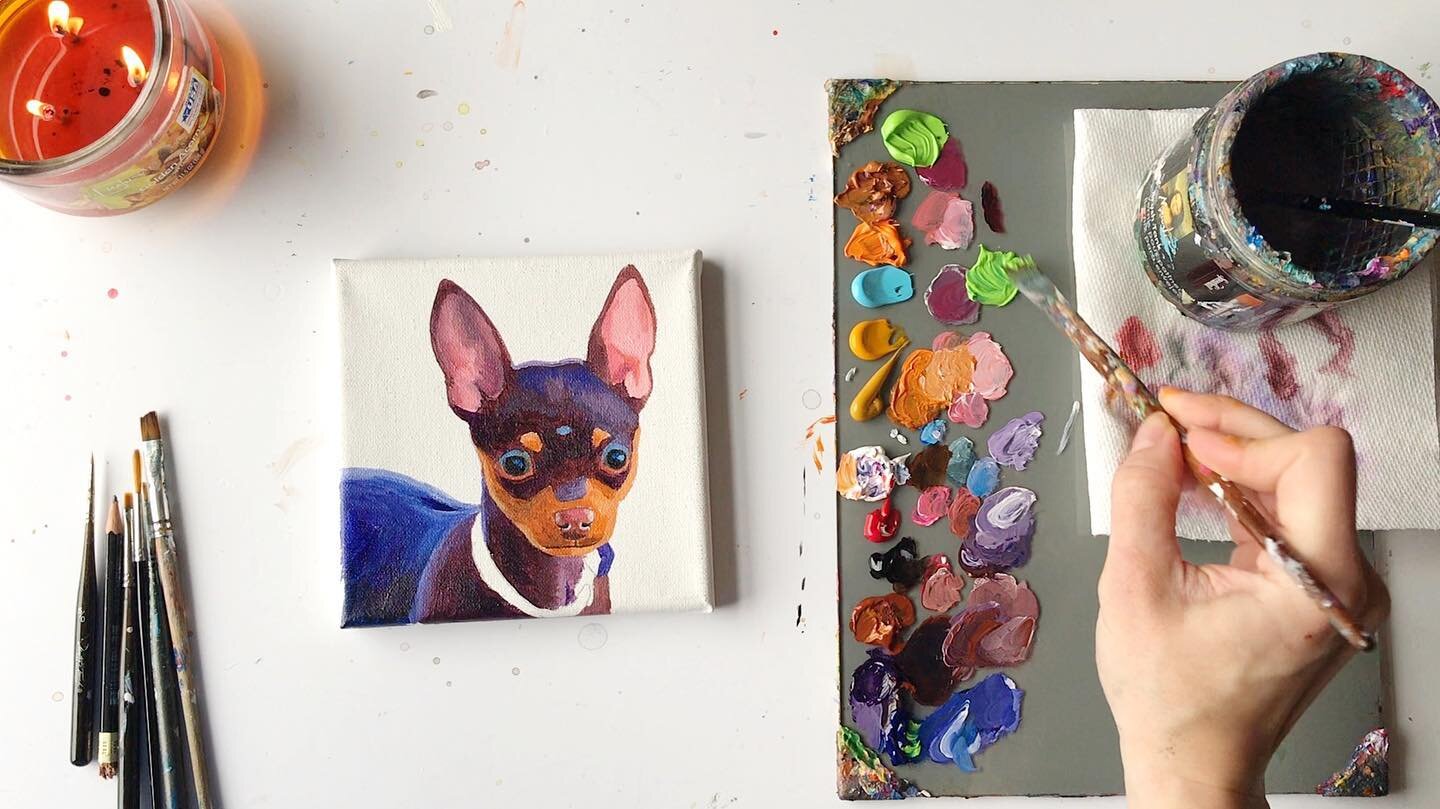 NEW Video on my YouTube Channel!
.
Linked in my profile I share 5-easy ways that you can add more color to your pet portraits.
.
Thank you Kimberly McDermott Matus for this adorable baby Chihuahua reference photo!
.
I’ll be adding this one to t