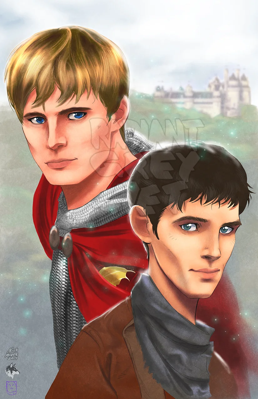 Merlin And Arthur Fan Art