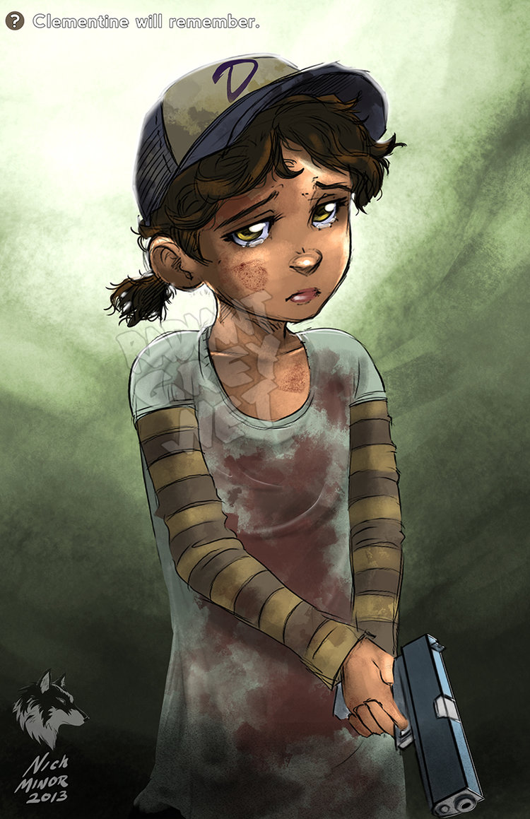 Clementine the walking dead Poster for Sale by KamiKreate
