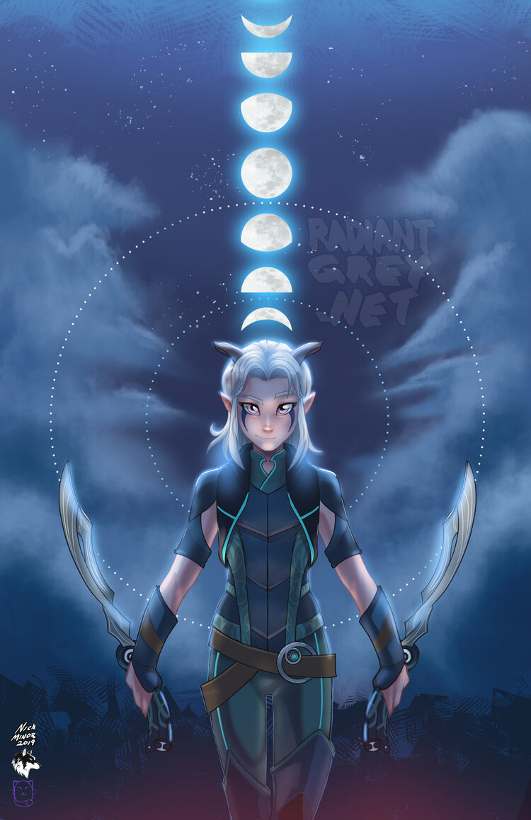 pix Dragon Prince Wallpaper Phone rayla dragon prince poster print wall art decor fanart animation radiant grey
