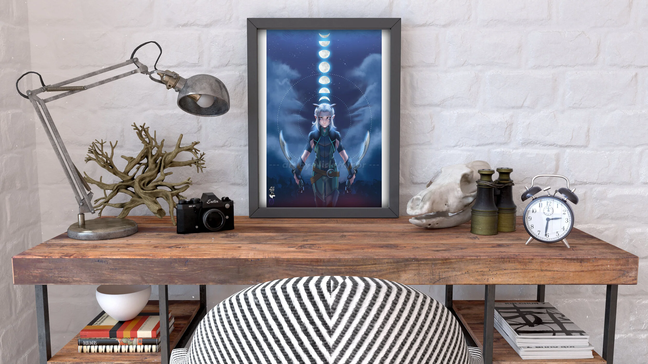 AA DRAGON PRINCE RAYLA framed.jpg