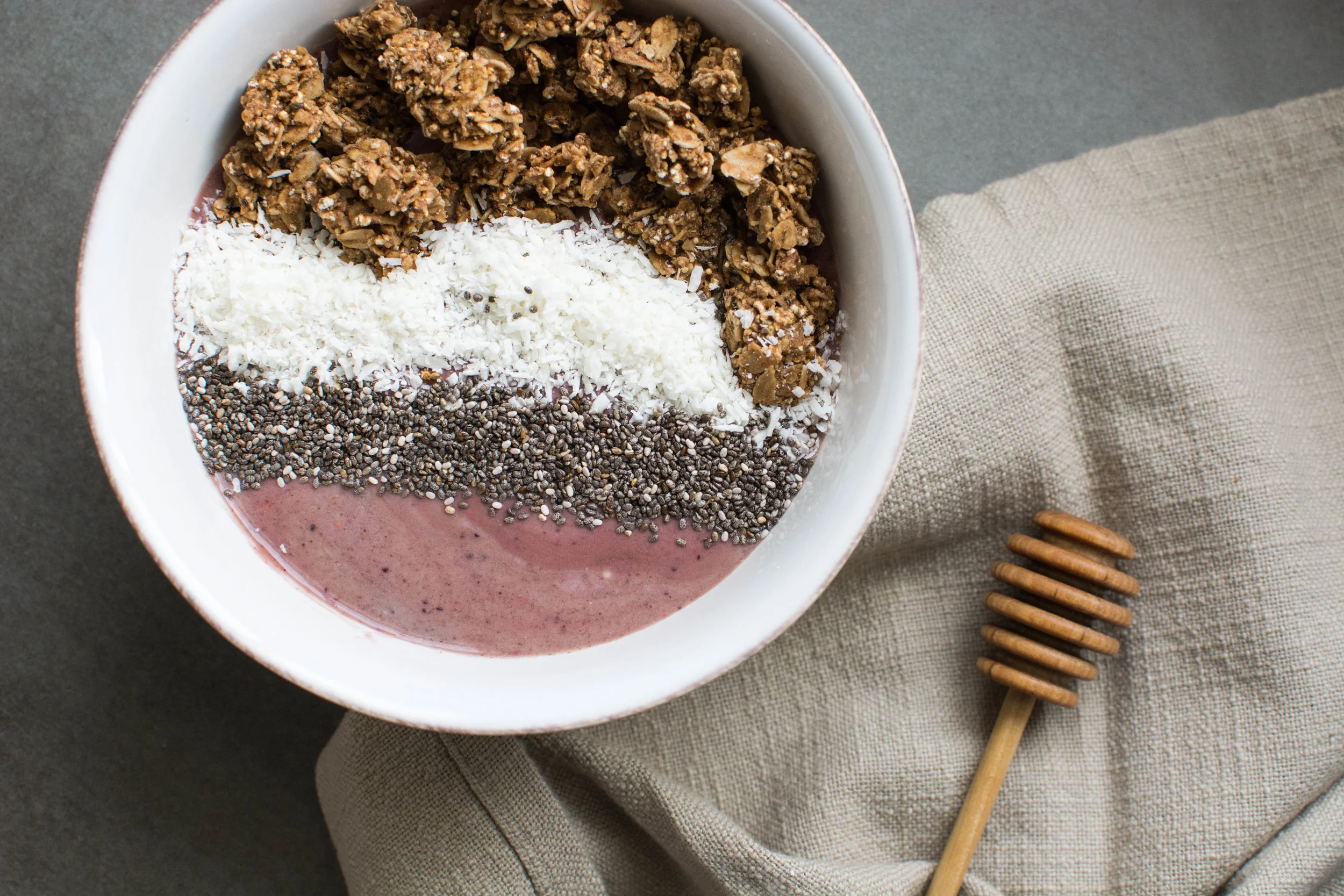 In the Kitchen: Coconut Acai Smoothie Bowls