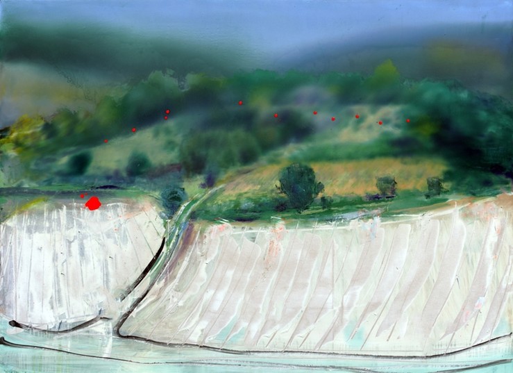 La grande battue. huile sur toile 138X190cm. 2014