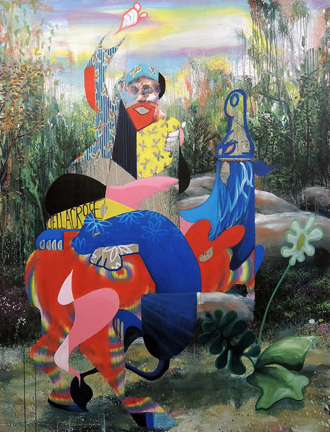 « Dellacroce » - 2018, huile sur toile, 210 x 170 cm