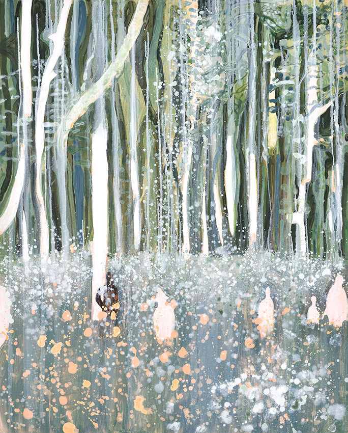 L'éternel retour , huile sur toile, 150 x120, 2019