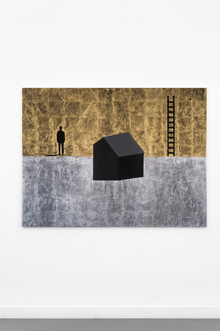 JACOB’S LADDER. 2013. mixed media on canvas. 114 X 146 cm