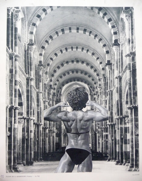  Elisa Fantozzi.  Vezelay,  Technique mixte, 2020 