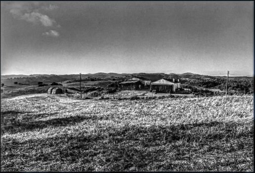  Christophe Avella-Bagur. Portugal, Alentejo ferme et prairie 1992. photographie 5 ex, tirage argentique, 24x30cm. 250€ 