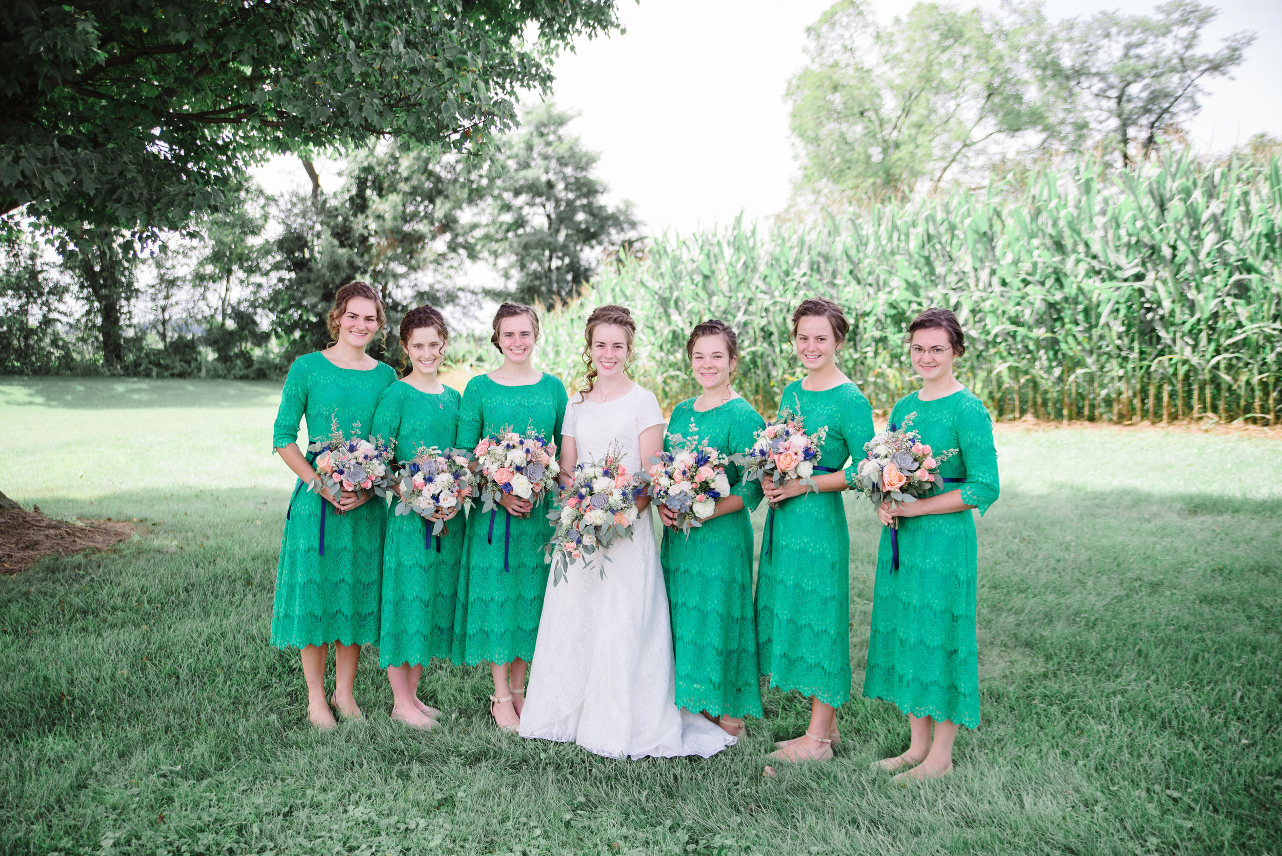 My beautiful bridesmaids