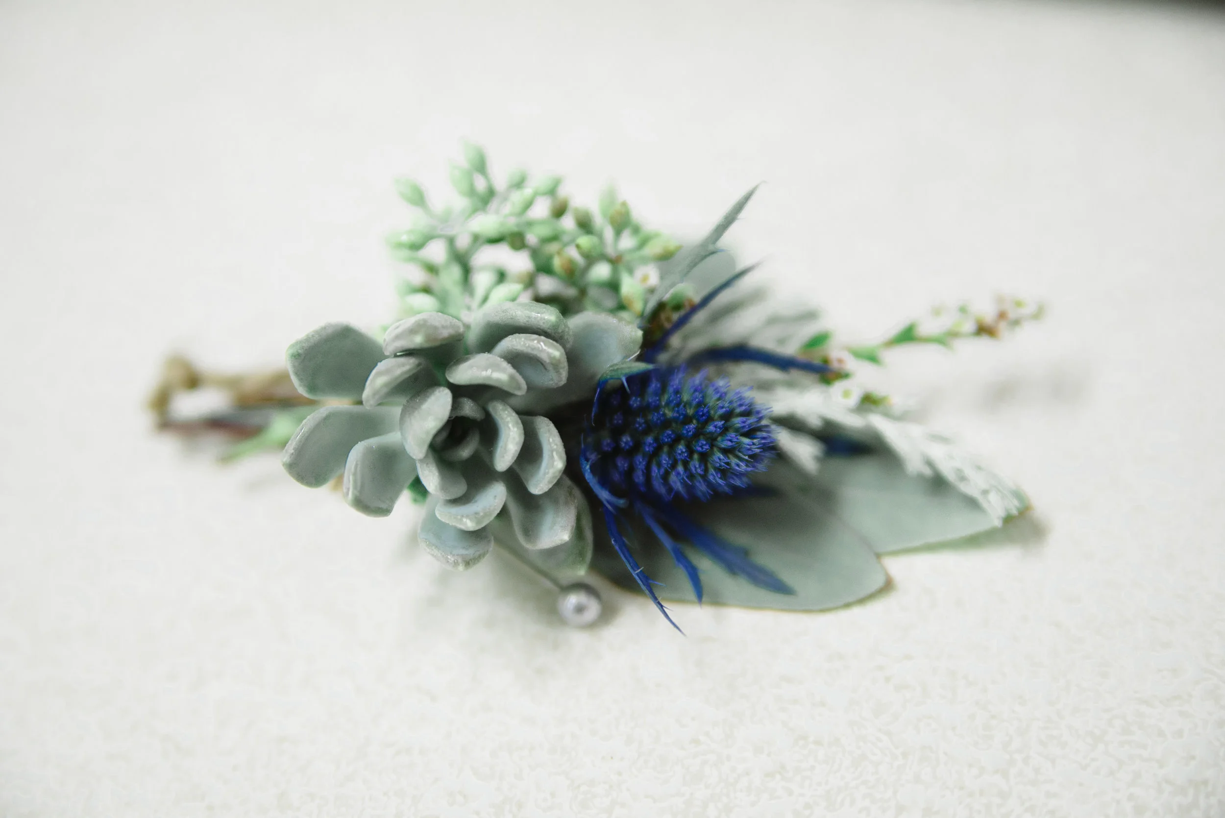 Luke's boutonniere