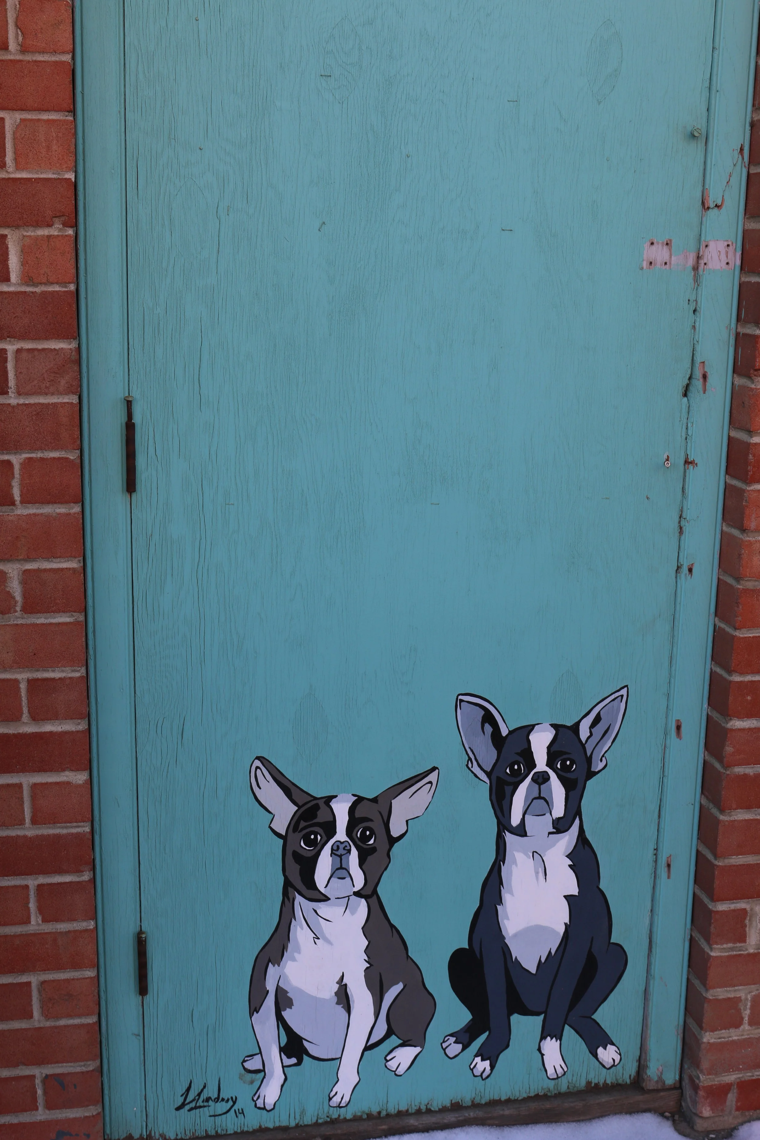 A unique door we saw downtown ^