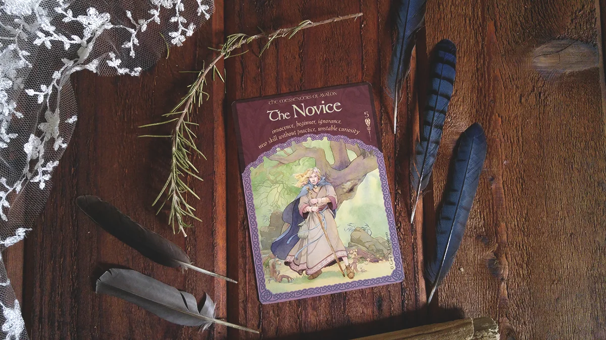 This card is from Colette Baron-Reid's The Wisdom of Avalon Oracle cards.
