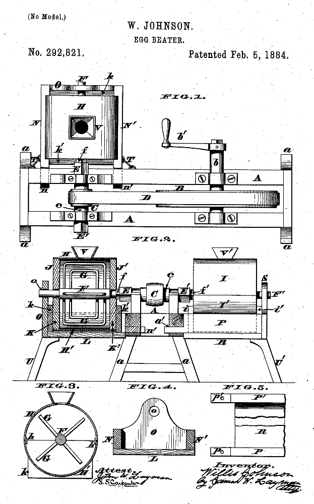 Today in Black History: February 5, 1884 Willis Johnson invented the mechanical egg beater