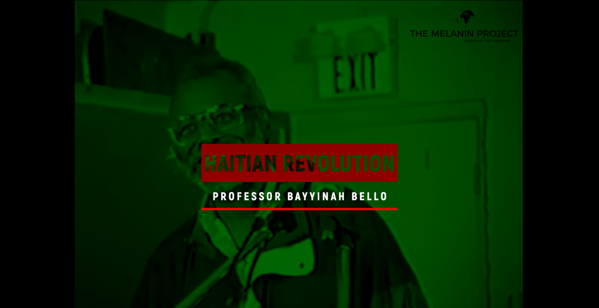 Professor Bayyinah Bello speaks on the Haitian Revolution of 1791