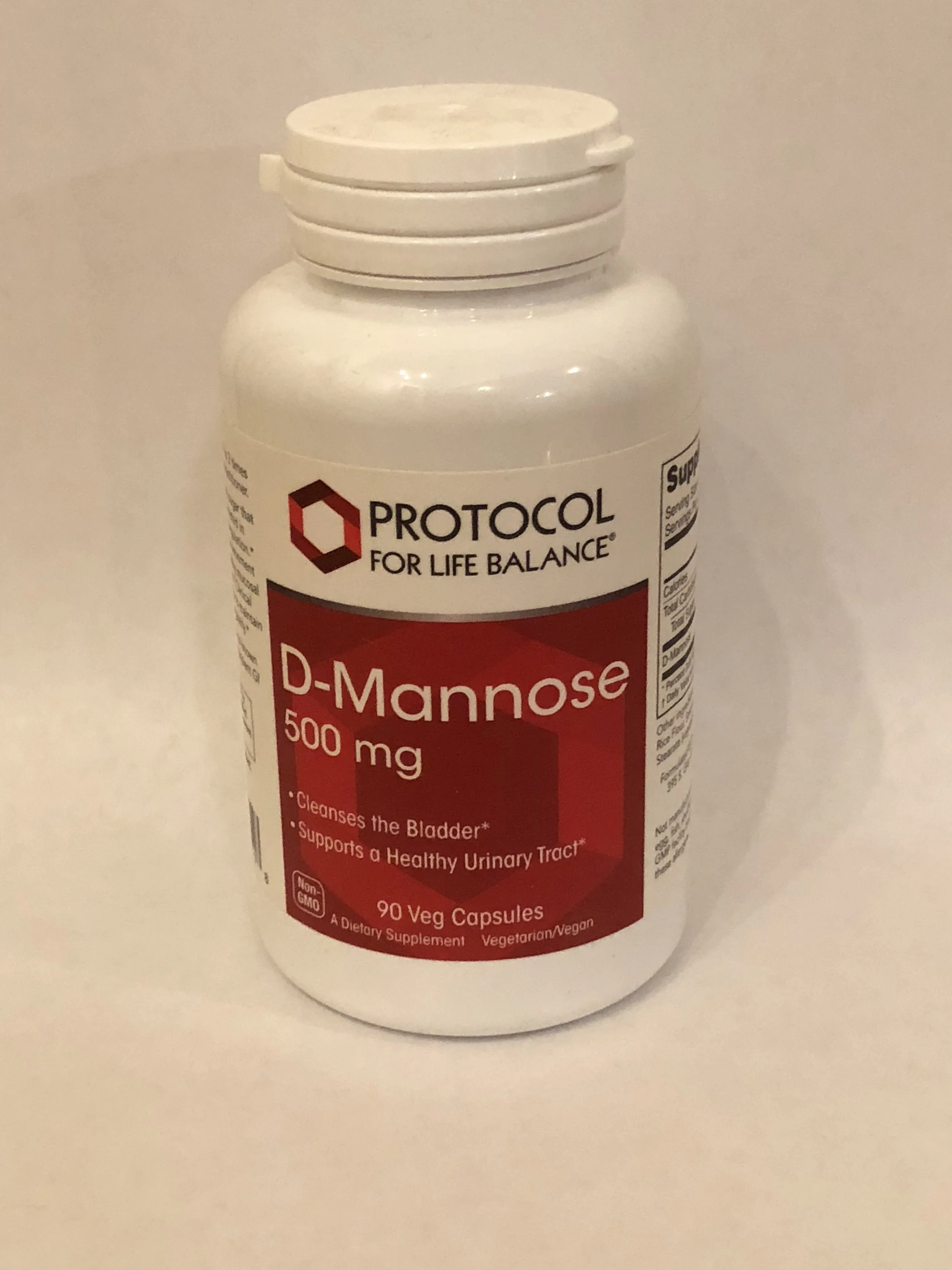 Protocol for life balance D-Mannose 500 mg (90 veg caps)