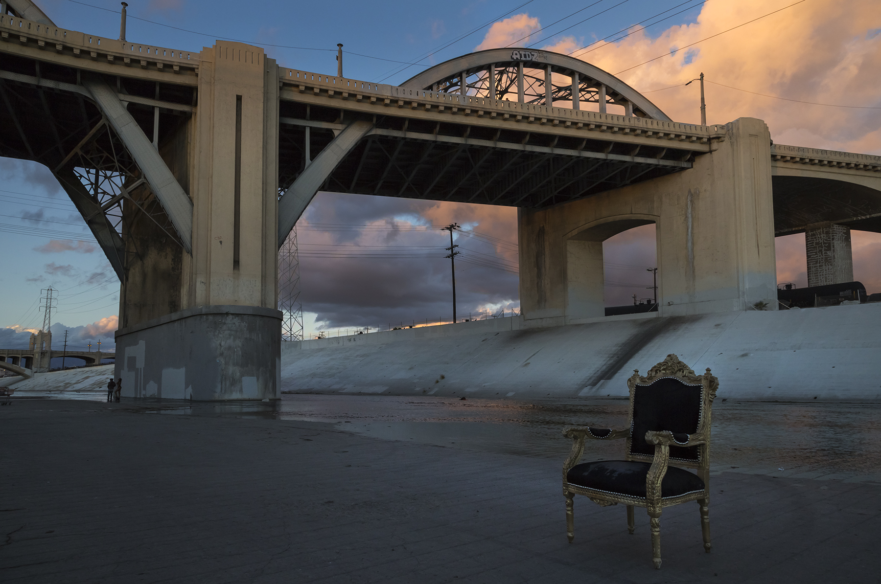 6th Street Viaduct - from LA Riverbed, 2015.11.15.04