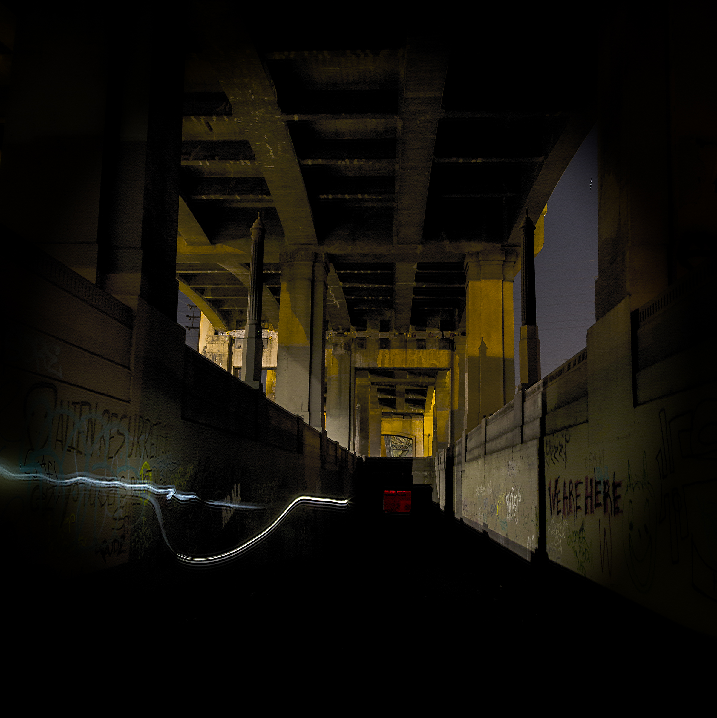 6th Street Viaduct, access tunnel, 2016.02.02.14