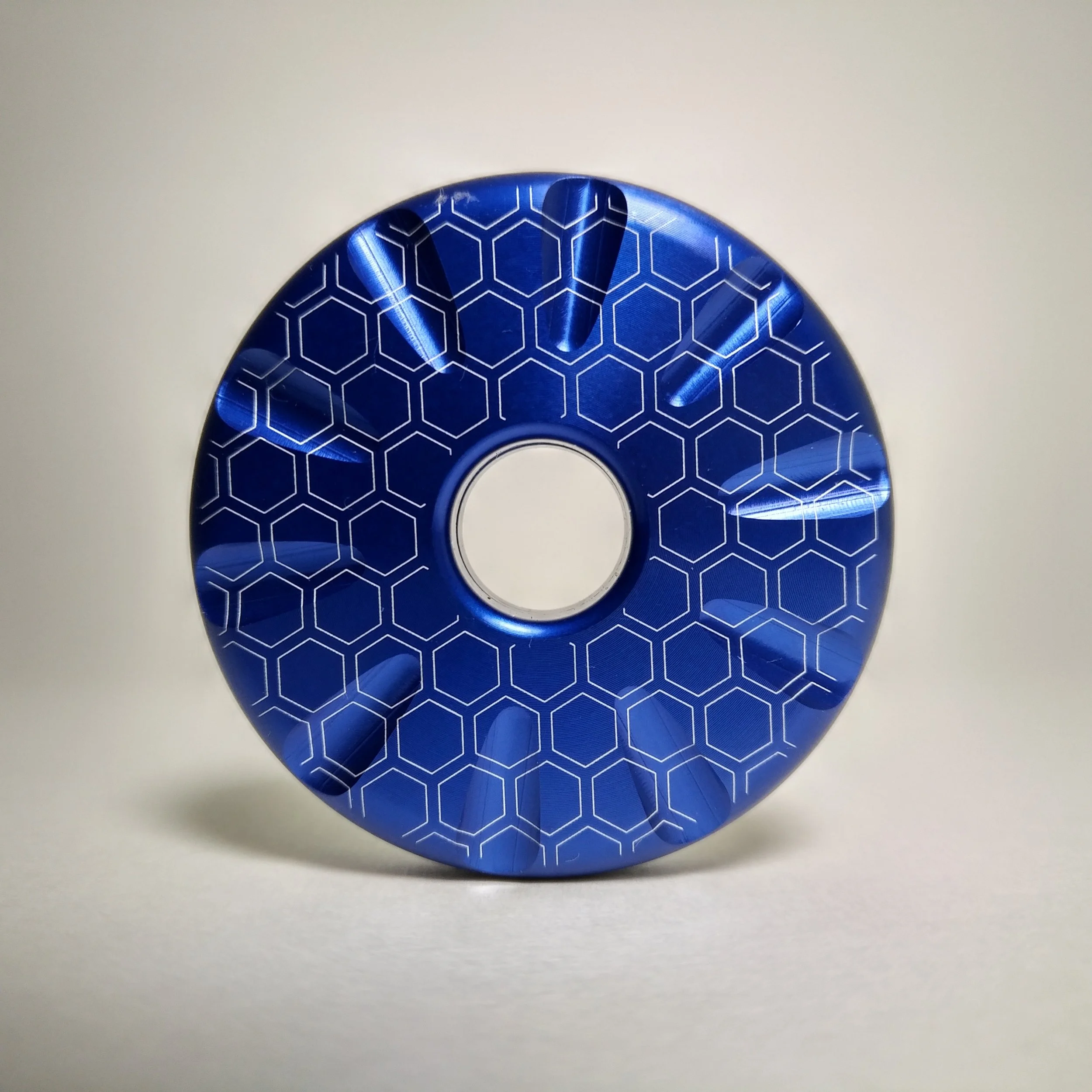 Haptic Coin V2 - BLUE aluminum 