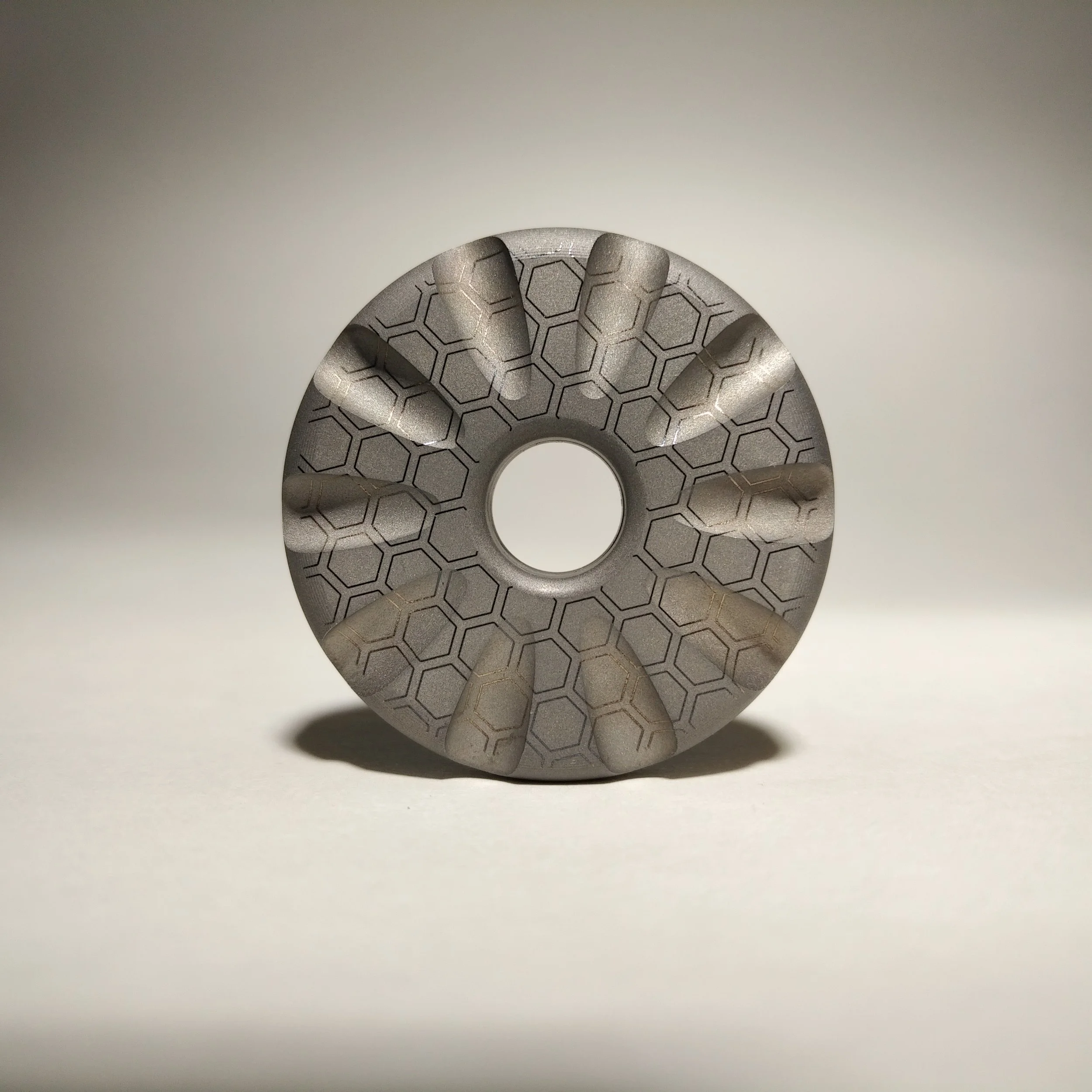 Haptic Coin - Ti blasted HIVE — Umburry