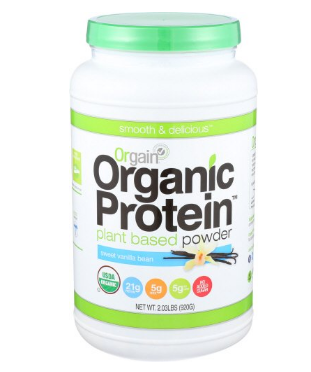 Orgain Protein Powder is Dairy free, with 21 grams of plant based protein and it tastes amazing. Also Costco and Amazon carry it so it's easy to get. I'm a fan of the vanilla, but the chocolate is delicious too!