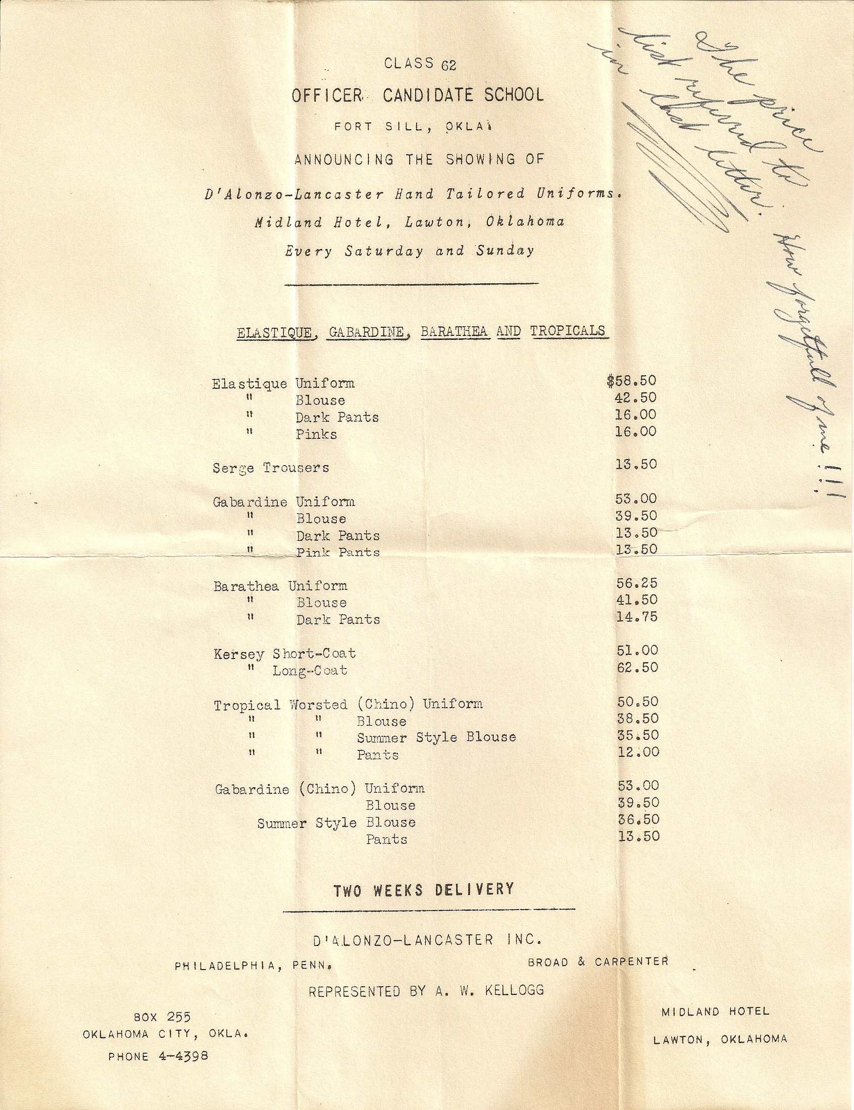Sill Officer Price List.jpg