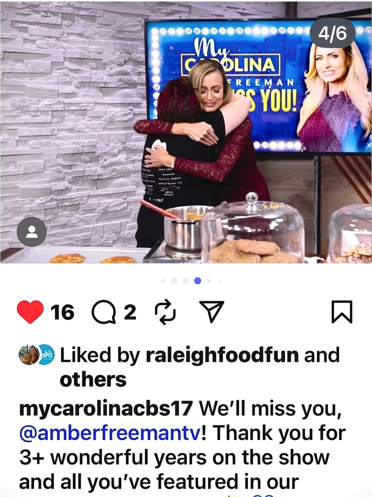 Honored to be back on CBS 17 My Carolina yesterday for host Amber Freeman&rsquo;s last episode.  Over the years we have truly appreciated Amber&rsquo;s support of our business, and do not take for granted a local news show dedicated to our community.