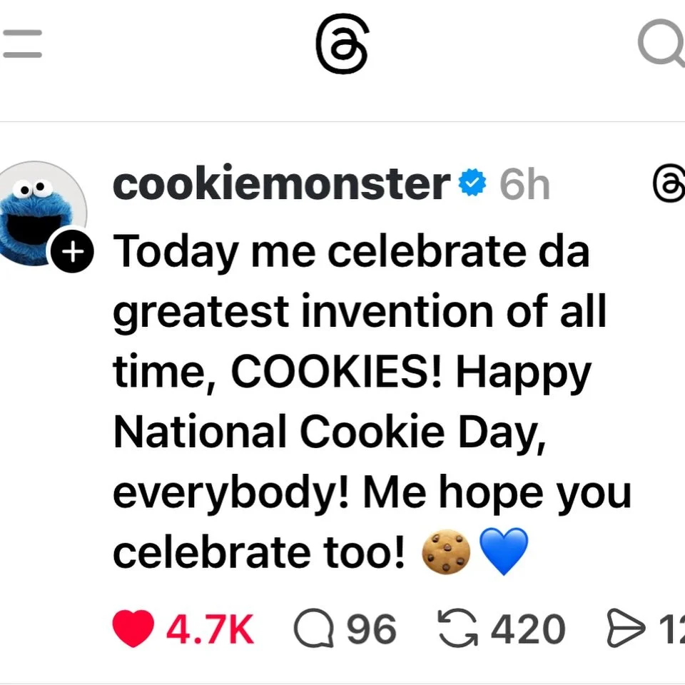Happy #nationalcookieday cookie friends! Even though the weather is a bit messy and we won&rsquo;t be at the State Farmer&rsquo;s market today,  come get cozy at the cookie shop in Mission Valley shopping center.  Our cookie shop always smells amazin