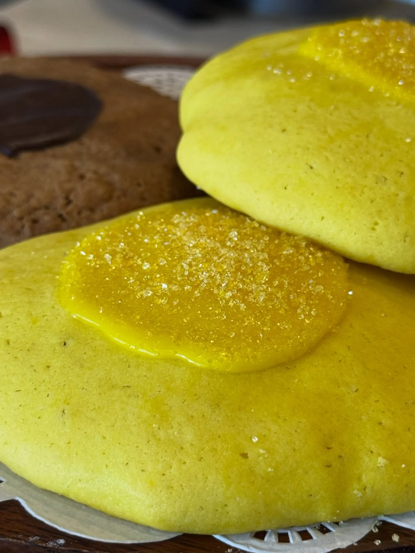 The cookies you know and love (and go great with 🌲shopping!) are warm out of the ovens at the cookie shop located at 2237 Avent Ferry Rd. In Raleigh open 12-4 
ALSO, cookies are heading out to the always a fun place to take the relatives @raleighfar