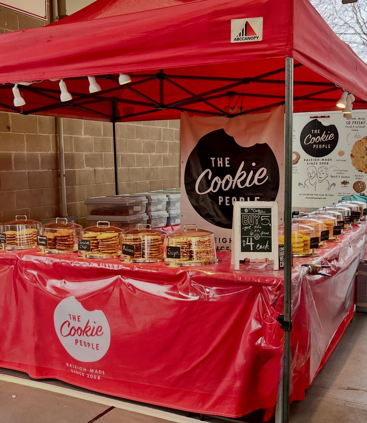The cookie lineup is fresh out of the oven and ready to bring happy energy to your weekend.

Yeah, we need to get their pics 📸
but SUPER proud of our cookie people service team, and of all of our cookie helpers over the years.

At the @raleighfarmer