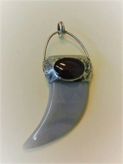 Tiffany style soft soldering - agate with carnelian
