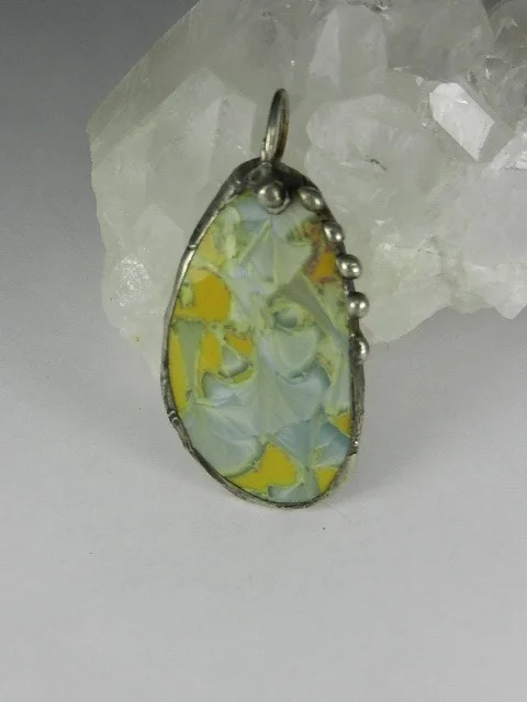 Tiffany style soft soldering - pottery