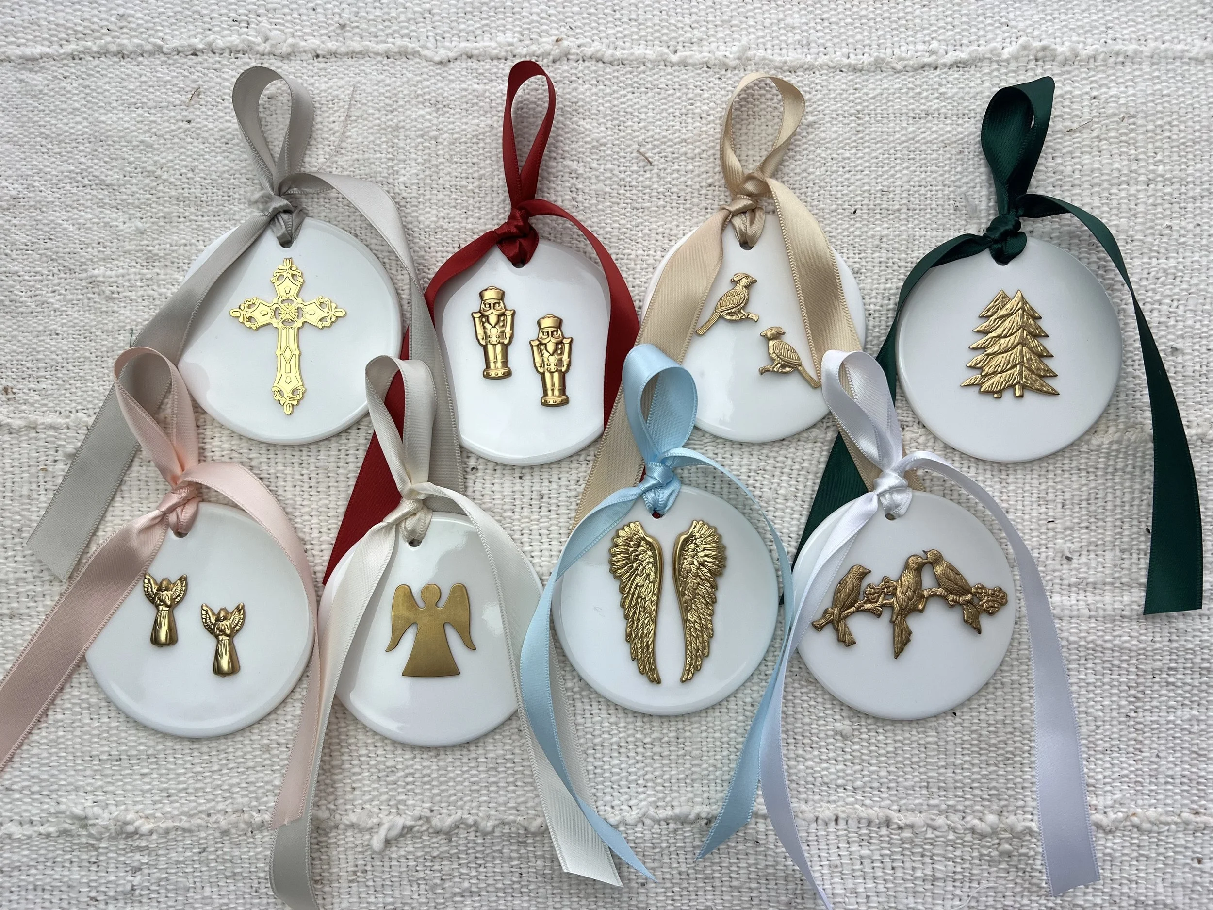 Gold Accent Christmas Ornaments
