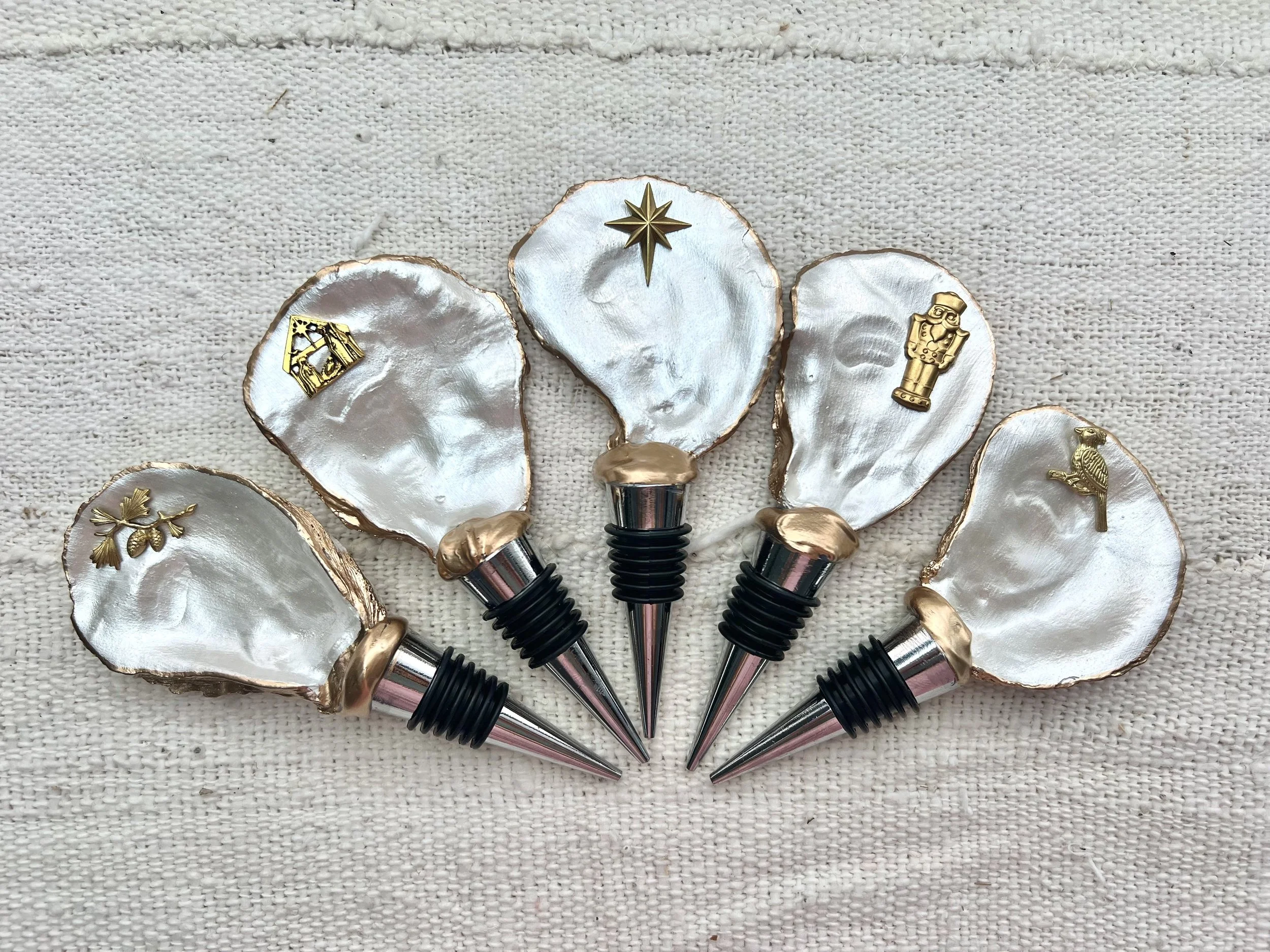 Christmas Pearl Wine Stopper