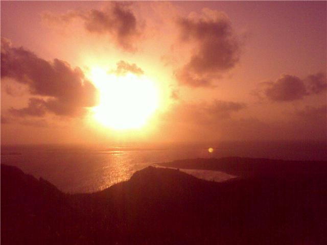 Nascer do Sol visto do Farol / Crédito: Ana Carolina