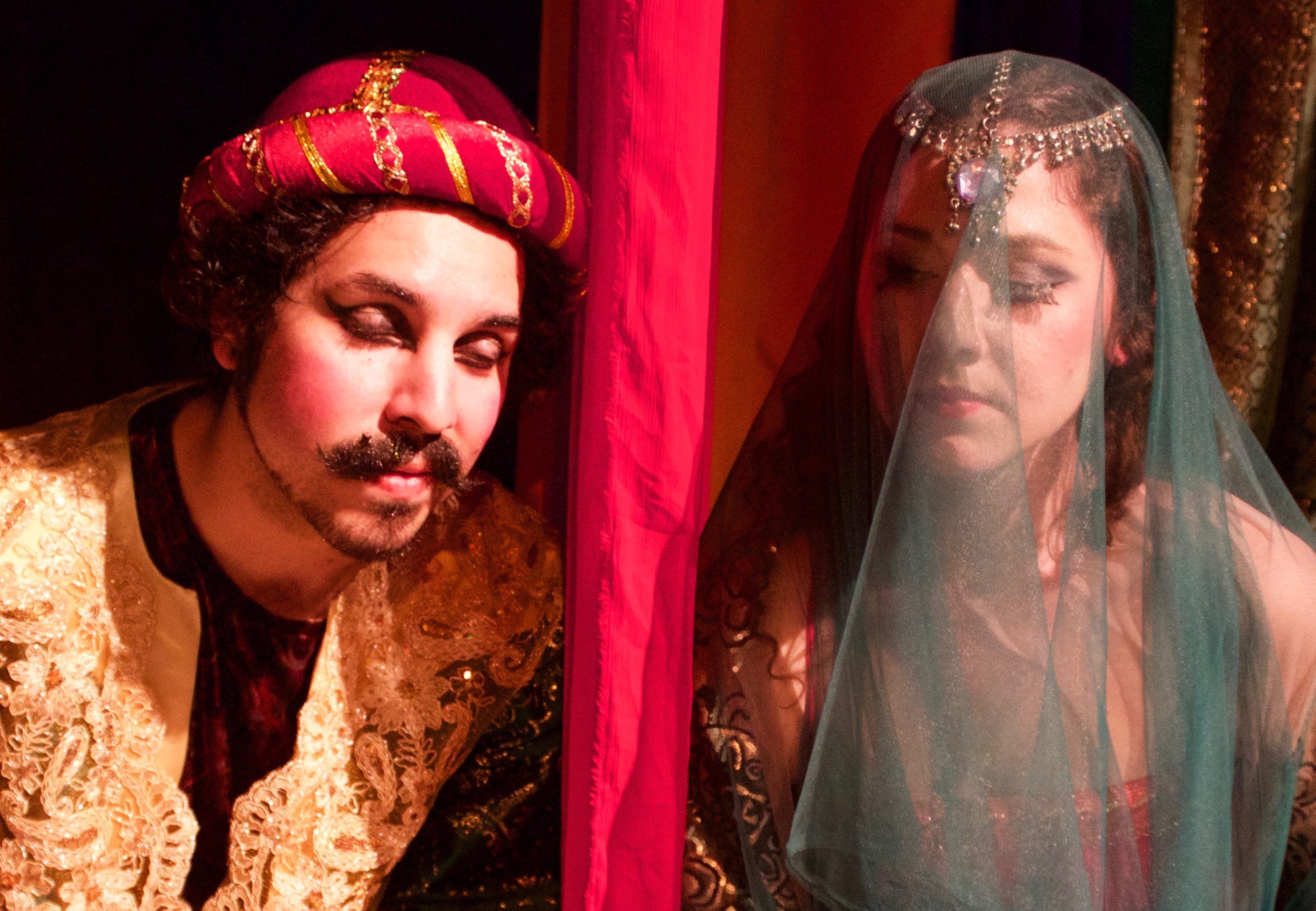 Eric James and Rachel Seiger in The Silent Princess