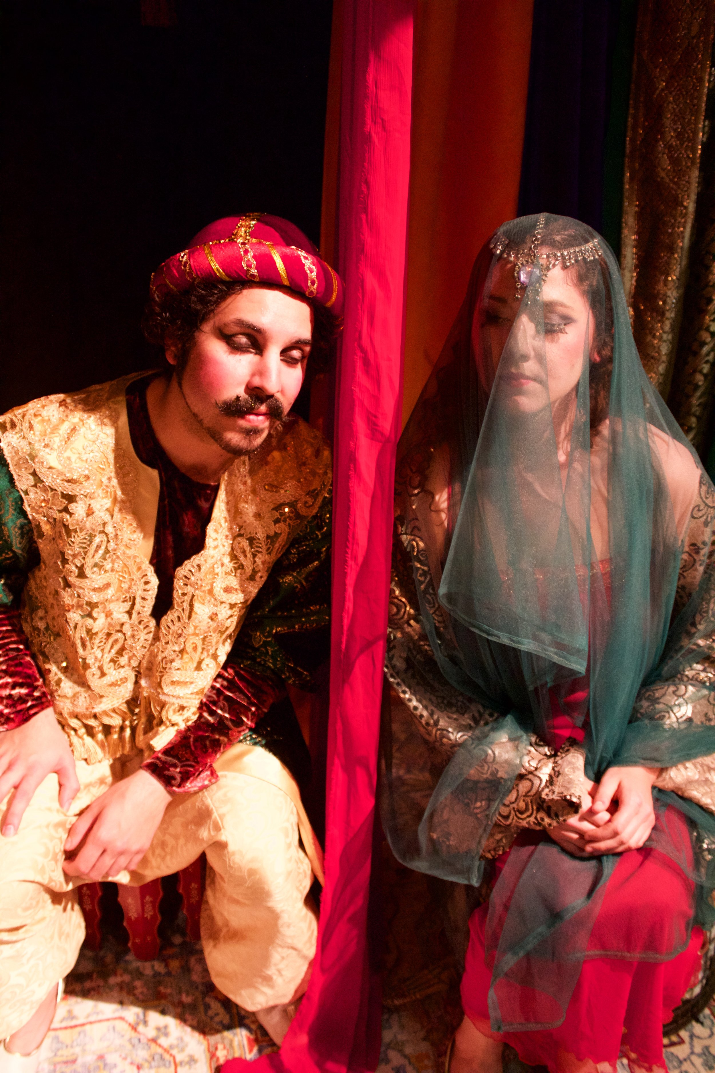 Eric James as The Prince and Rachel Seiger as The Princess