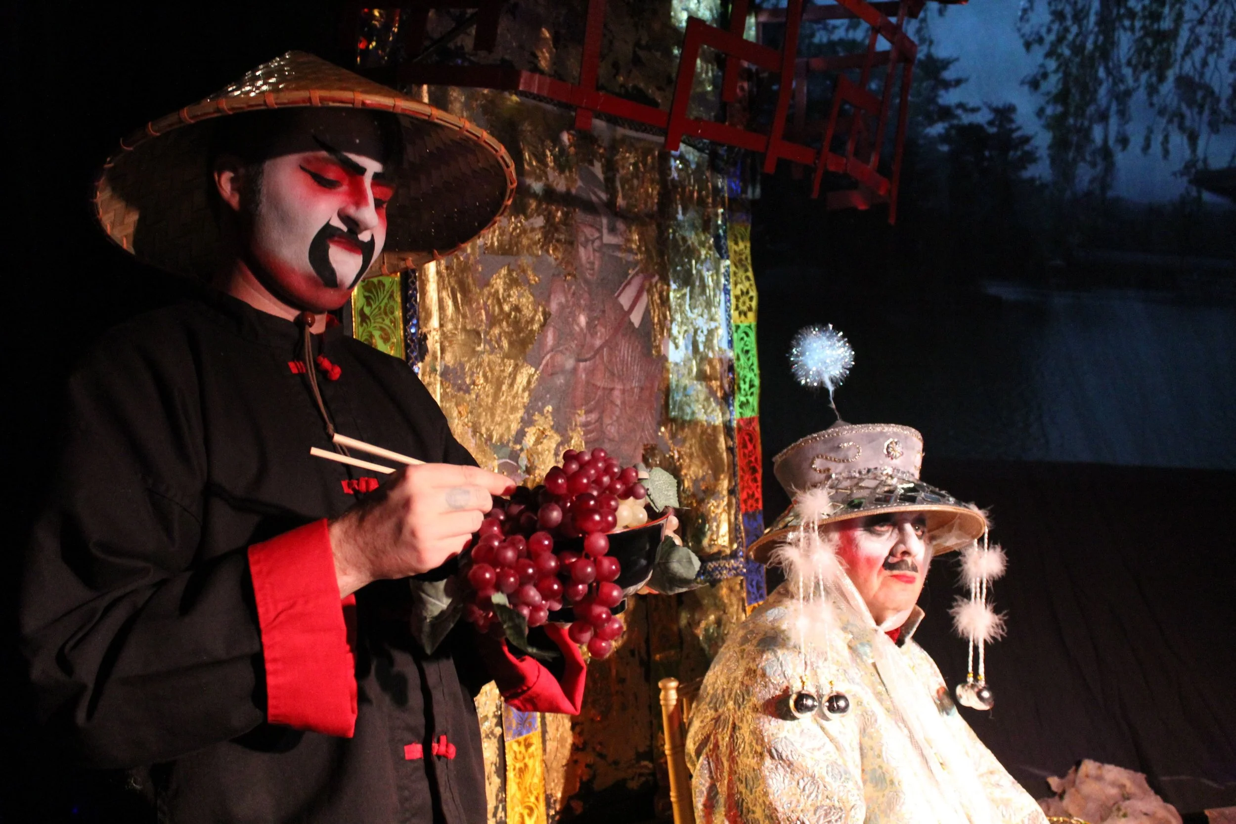 Christopher Wells and Joey Wishina in The Stonemason's Wish