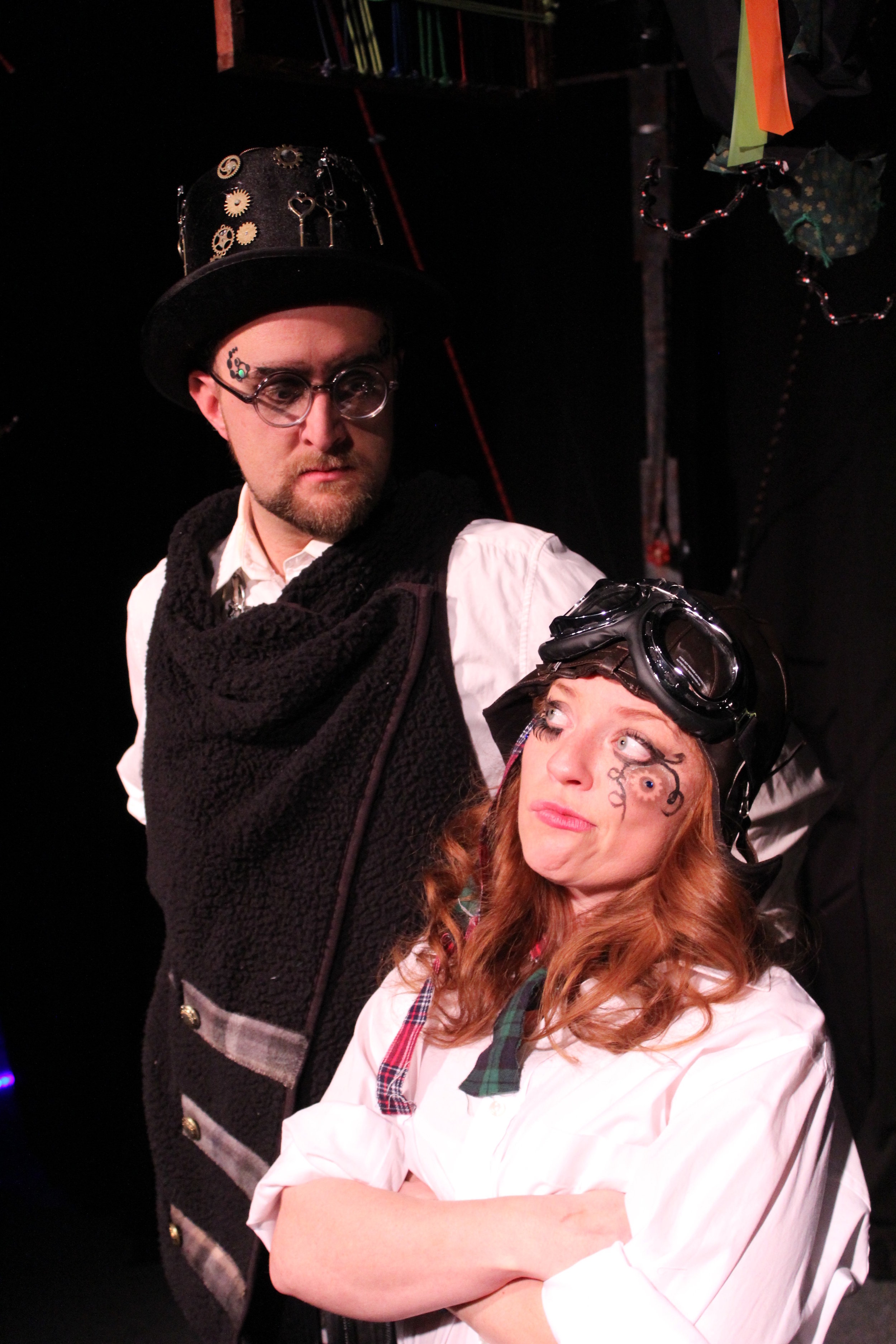 Ryan Barnett and Karin Carr in The Lass Who Went Out with the Cry of Dawn
