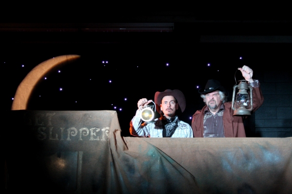 Kevin Lowry and Jim Hitzke in The Travesty of Lear