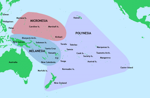 Map of Polynesia
